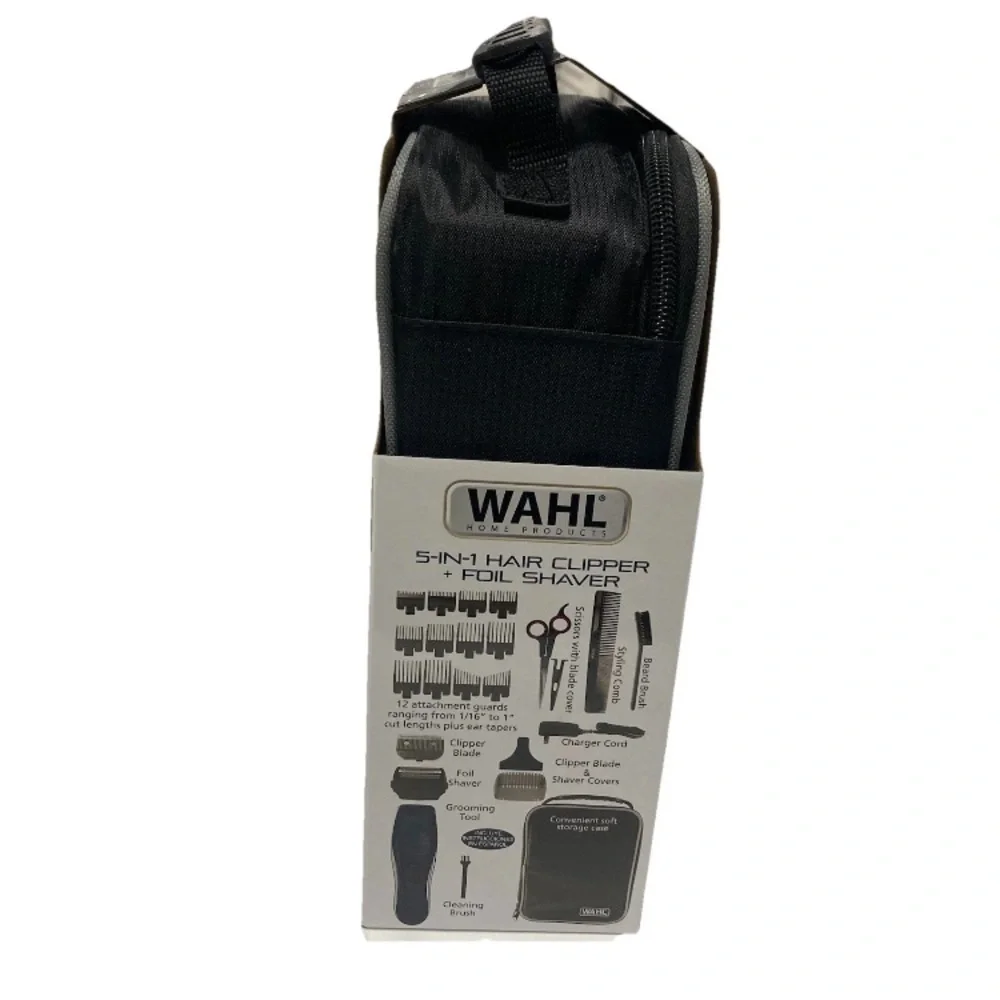 Wahl Clip N Shave Cordless Lithium Ion Rechargeable 5 In 1 Attachments New